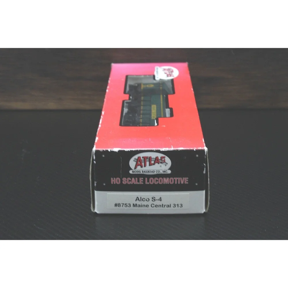 Atlas HO Scale Alco S-4 Diesel Switcher Maine Central 313‎ Locomotive 8753 Boxed